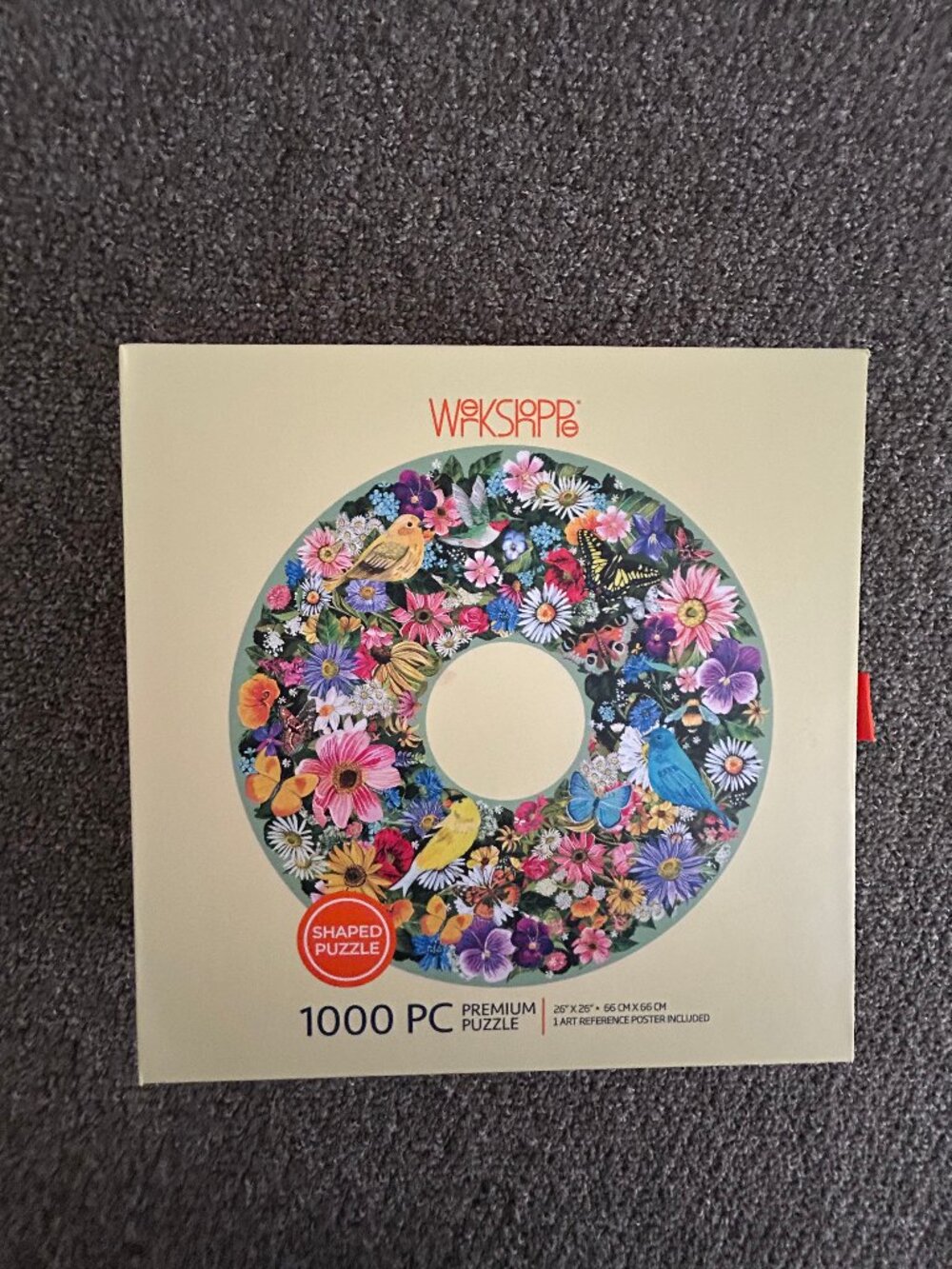 Spring Floral Wreath Puzzle